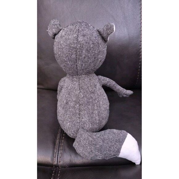 Cloud Island Nursery Woodland Grey Fox Plush Stuffed Animal Toy  Sewn Eyes 17" - Picture 2 of 4